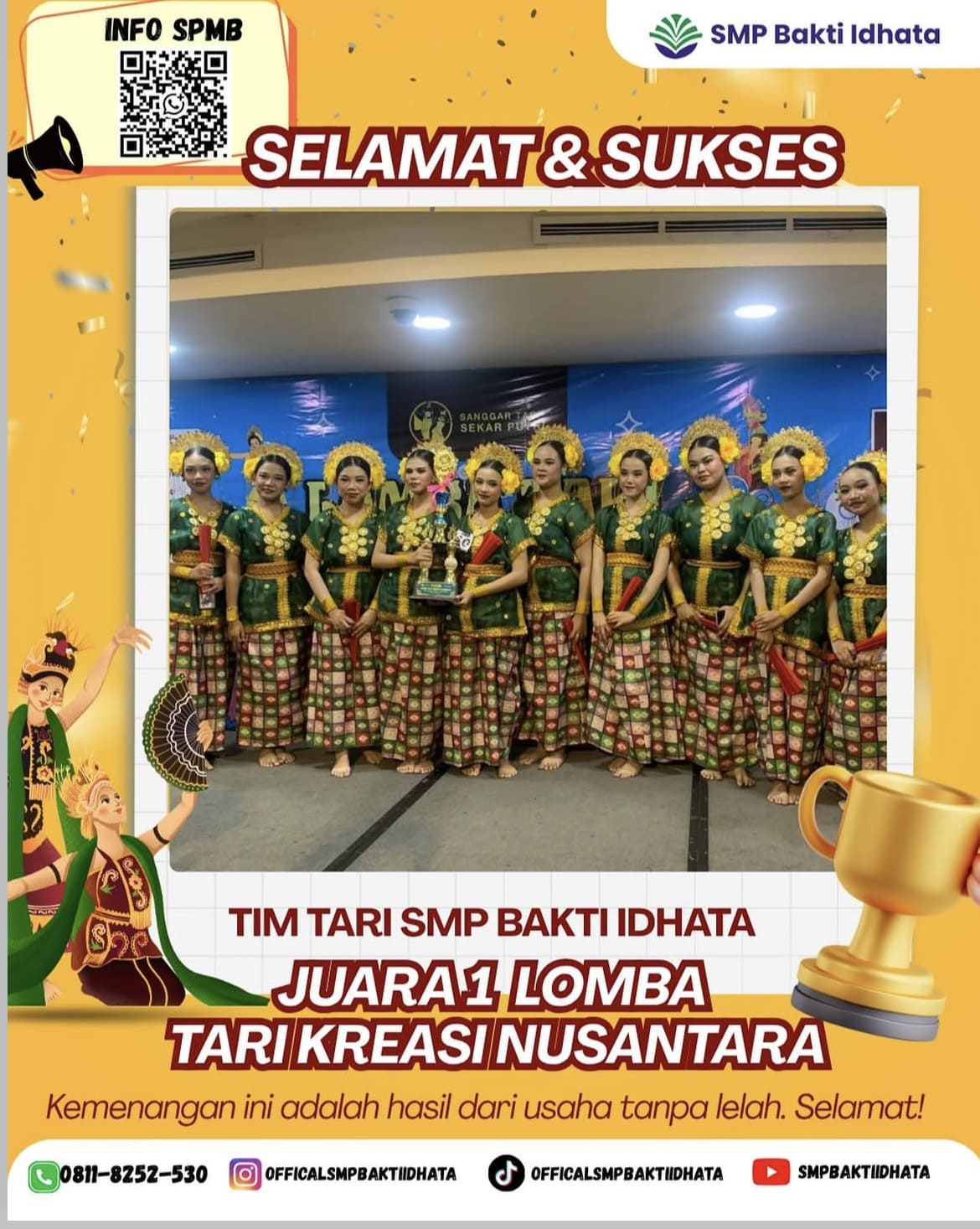 Juara 1 Tari Kontenpoere