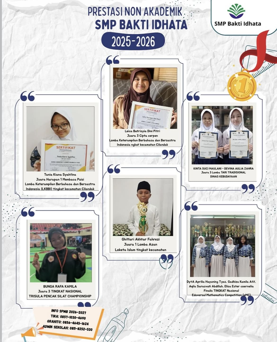 Prestasi SMP Bakti Idhata